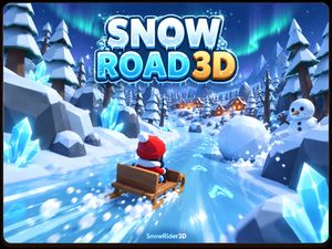 Play Snow Road 3D